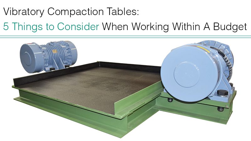 Vibratory Compaction Tables, Vibrating Tables, Vibratory Tables, Rotary Electric Motors, The Cleveland Vibrator Company, Uras Techno